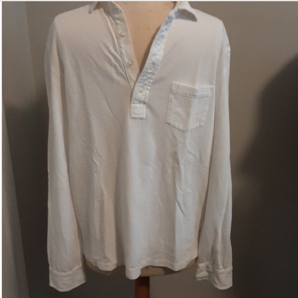 Ralph Lauren-Long sleeve in white. Large.